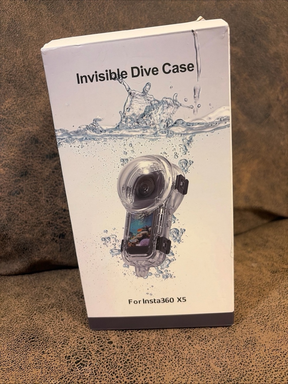 Invisible Dive Case for Insta360 X5, FotStdio Insta 360 X5 Waterproof Case 60m/1